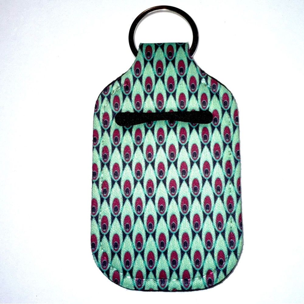 NWOT-Colorful Hand Sanitizer Holder Keychains (5) - Picture 4 of 7